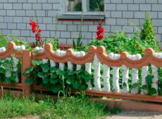 Как просто сделать забор для палисадника самостоятельно?