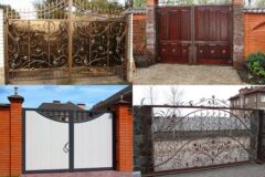 Варианты ворот для частного дома