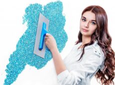 Жидкие обои: преимущества и процедура нанесения